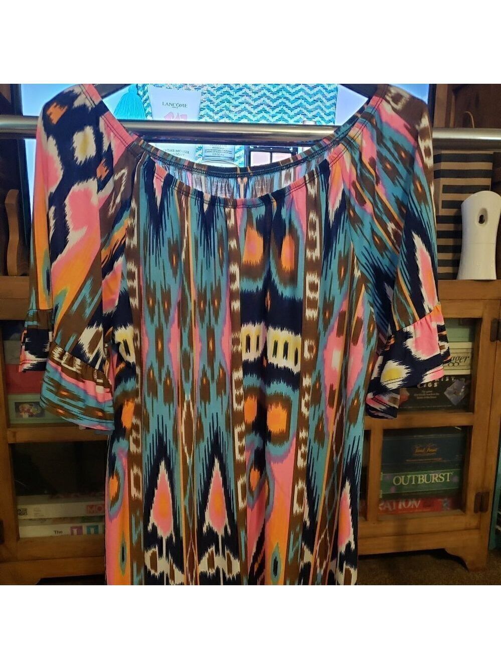 LOVELY J Aztec Print Tunic Dress - Picture 2 of 7